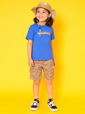 「XLARGE KIDS」｜X-girl STAGES・XLARGE KIDSさん（キッズ・113cm）の夏コーディネート