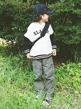 X-girl STAGES・XLARGE KIDSさん（キッズ・110cm）の秋コーディネート