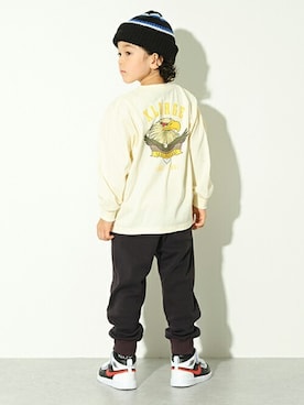 「XLARGE KIDS」｜X-girl STAGES・XLARGE KIDSさん（キッズ・110cm）の秋コーディネート