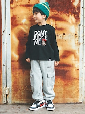 X-girl STAGES・XLARGE KIDSさん（キッズ・110cm）の秋コーディネート