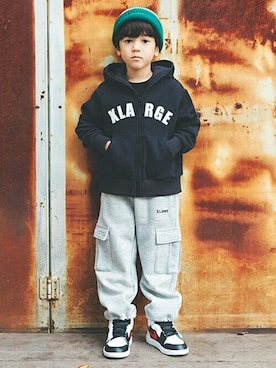 X-girl STAGES・XLARGE KIDSさん（キッズ・110cm）の秋コーディネート