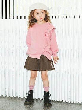 X-girl STAGES・XLARGE KIDSさん（キッズ・113cm）の秋コーディネート
