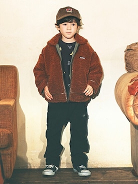 X-girl STAGES・XLARGE KIDSさん（キッズ・110cm）の秋コーディネート