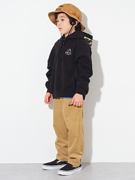 「エクストララージ キッズ」｜X-girl STAGES・XLARGE KIDSさん（キッズ・110cm）の秋コーディネート