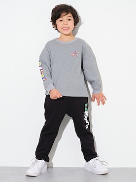 「エクストララージ キッズ」｜X-girl STAGES・XLARGE KIDSさん（キッズ・110cm）の秋コーディネート