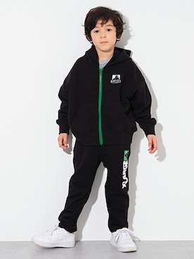 「エクストララージ キッズ」｜X-girl STAGES・XLARGE KIDSさん（キッズ・110cm）の秋コーディネート