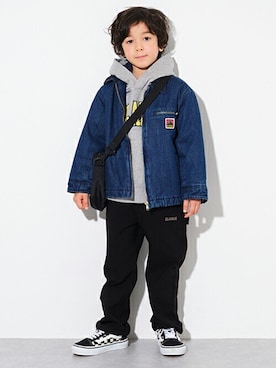 「エクストララージ キッズ」｜X-girl STAGES・XLARGE KIDSさん（キッズ・110cm）の秋コーディネート