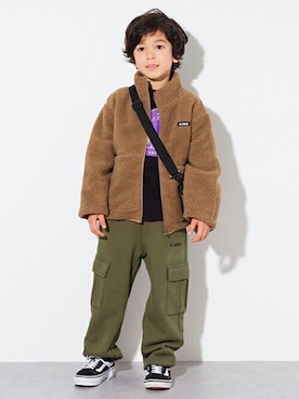 「エクストララージ キッズ」｜X-girl STAGES・XLARGE KIDSさん（キッズ・110cm）の秋コーディネート
