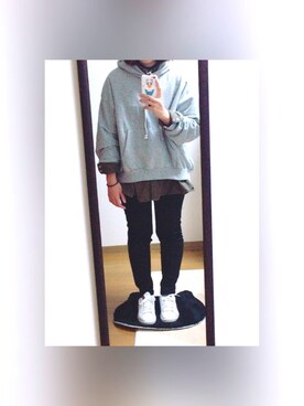 れーなさん（レディース・159cm）の冬コーディネート