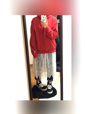 「Lee（リー）のアイテム（パンツ）」を使った、れーなさん（レディース・159cm）の秋コーディネート