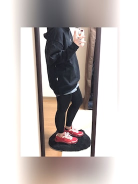 れーなさん（レディース・159cm）の冬コーディネート