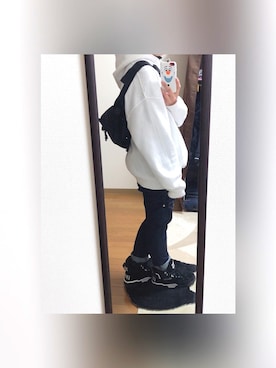 「EWING（ユーイング）のアイテム」を使った、れーなさん（レディース・159cm）の春コーディネート