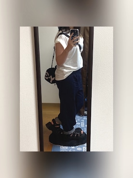 「SHAKA×MURUA」｜れーなさん（レディース・159cm）の夏コーディネート