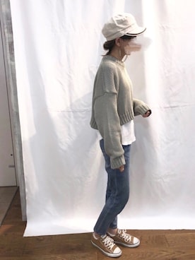 「ZOZO（ゾゾ）のアイテム」を使った、SuYuさん（レディース・167cm）の春コーディネート