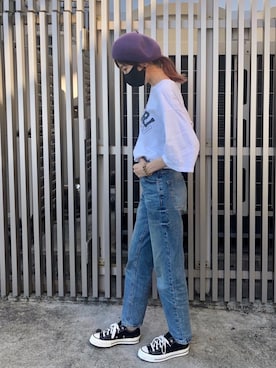 「無（ム）のアイテム」を使った、SuYuさん（レディース・167cm）の秋コーディネート