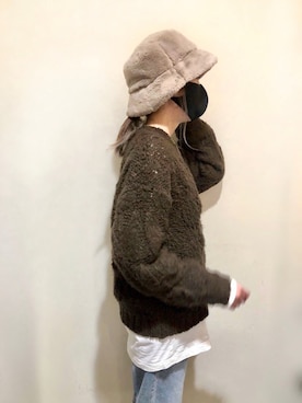「無（ム）のアイテム」を使った、SuYuさん（レディース・167cm）の秋コーディネート