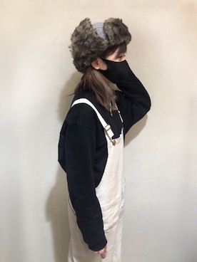 「無（ム）のアイテム」を使った、SuYuさん（レディース・167cm）の冬コーディネート