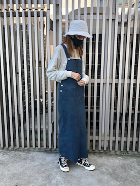 「無（ム）のアイテム」を使った、SuYuさん（レディース・167cm）の春コーディネート