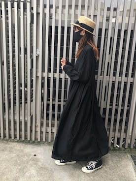 「無（ム）のアイテム」を使った、SuYuさん（レディース・167cm）の夏コーディネート