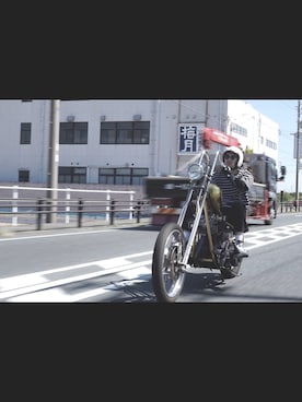 「Harley-Davidson（ハーレーダビッドソン）のアイテム（その他）」を使った、M2Tさん（メンズ・180cm）の秋コーディネート
