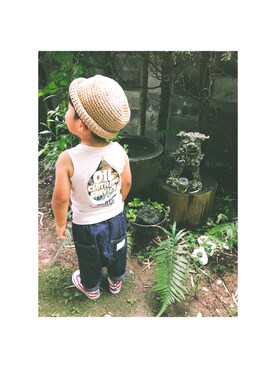 「OIL（オイル）のアイテム」を使った、Taoooowさん（キッズ・100cm）の秋コーディネート