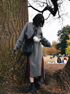 「STUDIOUS HIGH（ストゥディオスハイ）のアイテム」を使った、スギモトさん（レディース・154cm）の春コーディネート