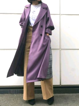 「LADYMADE（レディメイド）のアイテム」を使った、tea._.coさん（レディース・164cm）の秋コーディネート