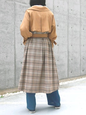 「LADYMADE（レディメイド）のアイテム」を使った、tea._.coさん（レディース・164cm）の秋コーディネート