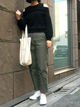 「LADYMADE（レディメイド）のアイテム」を使った、tea._.coさん（レディース・164cm）の秋コーディネート