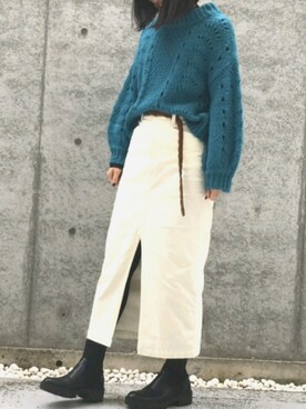 「LADYMADE（レディメイド）のアイテム（トップス）」を使った、tea._.coさん（レディース・164cm）の冬コーディネート