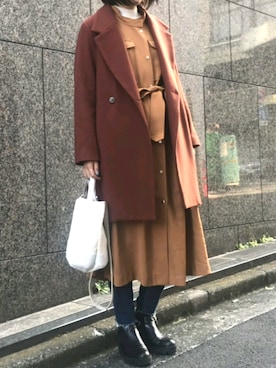 tea._.coさん（レディース・164cm）の冬コーディネート