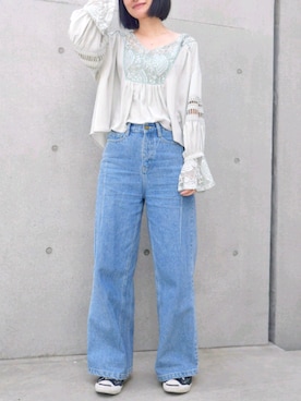 tea._.coさん（レディース・164cm）の春コーディネート