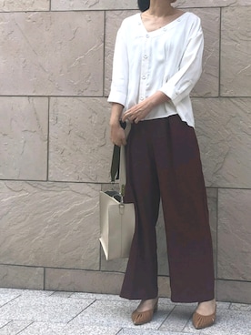 「LADYMADE（レディメイド）のアイテム」を使った、tea._.coさん（レディース・164cm）の夏コーディネート