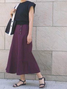 「ladymade」｜tea._.coさん（レディース・164cm）の夏コーディネート