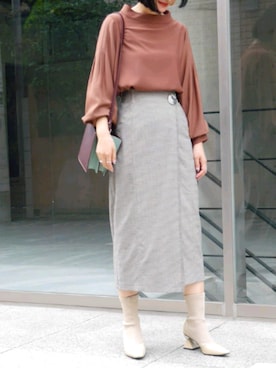 「LADYMADE（レディメイド）のアイテム」を使った、tea._.coさん（レディース・164cm）の秋コーディネート