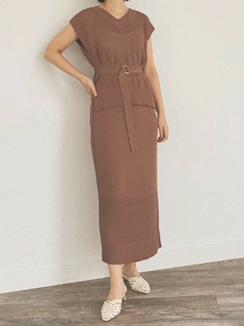 「LADYMADE（レディメイド）のアイテム」を使った、tea._.coさん（レディース・164cm）の夏コーディネート