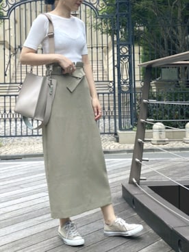 「LADYMADE（レディメイド）のアイテム」を使った、tea._.coさん（レディース・164cm）の夏コーディネート