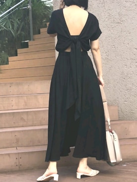 「LADYMADE（レディメイド）のアイテム」を使った、tea._.coさん（レディース・164cm）の夏コーディネート