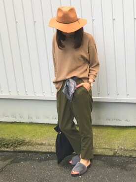 「a.g.plus（エージープラス）のアイテム（シューズ）」を使った、yoshiko.1208さん（レディース・164cm）の秋コーディネート