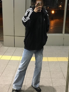「Gosha Rubchinskiy（ゴーシャラブチンスキー）のアイテム（ジャケット/アウター）」を使った、ヤムチャさん（メンズ・176cm）の冬コーディネート
