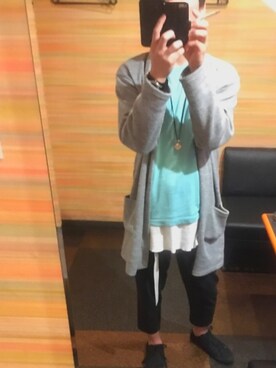 「WEGO（ウィゴー）のWEGO/スラブワッフルラウンドロングタンクトップ（タンクトップ）」を使った、kitchanさん（メンズ・170cm）の春コーディネート