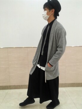 「WEGO（ウィゴー）のWEGO/スラブワッフルラウンドロングタンクトップ（タンクトップ）」を使った、kitchanさん（メンズ・170cm）の春コーディネート