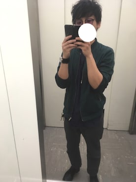 「丸サングラス」｜「アイテム（ジャケット/アウター）」を使った、kitchanさん（メンズ・172cm）の春コーディネート
