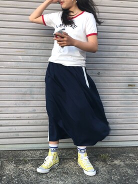 RI☺︎NAさん（レディース・160cm）の夏コーディネート