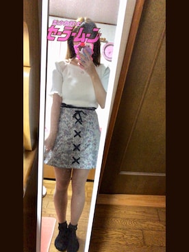 「DAISO（DAISO）のアイテム（PC・スマホグッズ/家電）」を使った、yuさん（レディース・161cm）の秋コーディネート