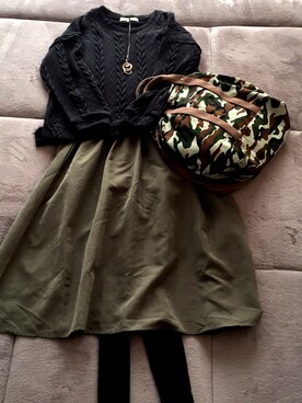 「ORNE（オルネ）のアイテム」を使った、ともさん（レディース・155cm）の春コーディネート