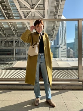 「パイソン柄」｜yukaさん（レディース・158cm）の春コーディネート