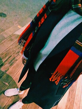 「CONVERSE（コンバース）のconverse（コンバース） ALL STAR OX（オールスターOX）（スニーカー）」を使った、MIUさん（レディース・167cm）の冬コーディネート