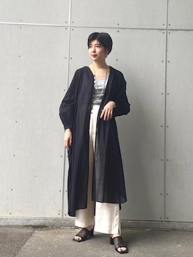 「KBF+」｜「アイテム（ワンピース/ドレス）」を使った、cさん（レディース・165cm）の春コーディネート