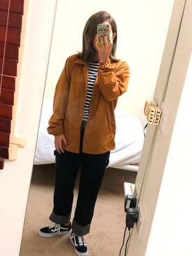 「Australia」｜「アイテム（ノーカラージャケット）」を使った、りささん（レディース・158cm）の秋コーディネート